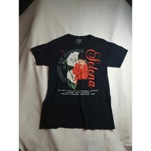 Selena Quintanilla Queen of Cumbia Black Graphic T-Shirt Small C-Life Group 2021